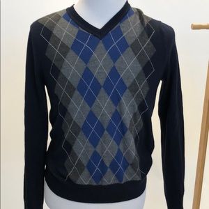 Blue Banana Republic Argyle Sweater